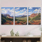 3pcs Desert Canyon Landscape Scenic Southwest Metal Print Ready to Hang Art