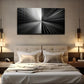 Abstract Pattern Black Wall Art Canvas Office Home Room Framed 80x45cm