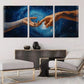3pcs Vibrant Stars and Swirling Galaxy Perfect Wall Art Set Canvas Framed 40x60cm - High Quality Print 100% Australian Made Wall Canvas Ready to Hang