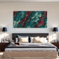 Dark Tones And Abstract Streaks Wall Art Canvas Office Home Room Framed 120x60cm