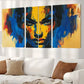 3pcs Modern Decorative Archaic Style Yellow Wall Art Set Canvas Framed 40x60cm - High Quality Print 100% Australian Made Wall Canvas Ready to Hang
