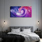 Vibrant Swirling Color Abstract Wall Art Canvas Office Home Room Framed 120x60cm