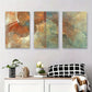 3pcs Earthy Tones & Textured Design Metal Print Ready to Hang Art