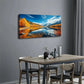 Stunning Lake Scenery Autumn Wall Art Canvas Office Home Room Framed 120x60cm