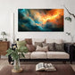 Whispering Winds Of The Sky Wall Art Canvas Office Home Room Framed 120x60cm