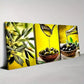 3pcs Abstract Charming Olive Oil with Greenery  Wall Art Set Canvas Framed 40x60cm - High Quality Print 100% Australian Made Wall Canvas Ready to Hang
