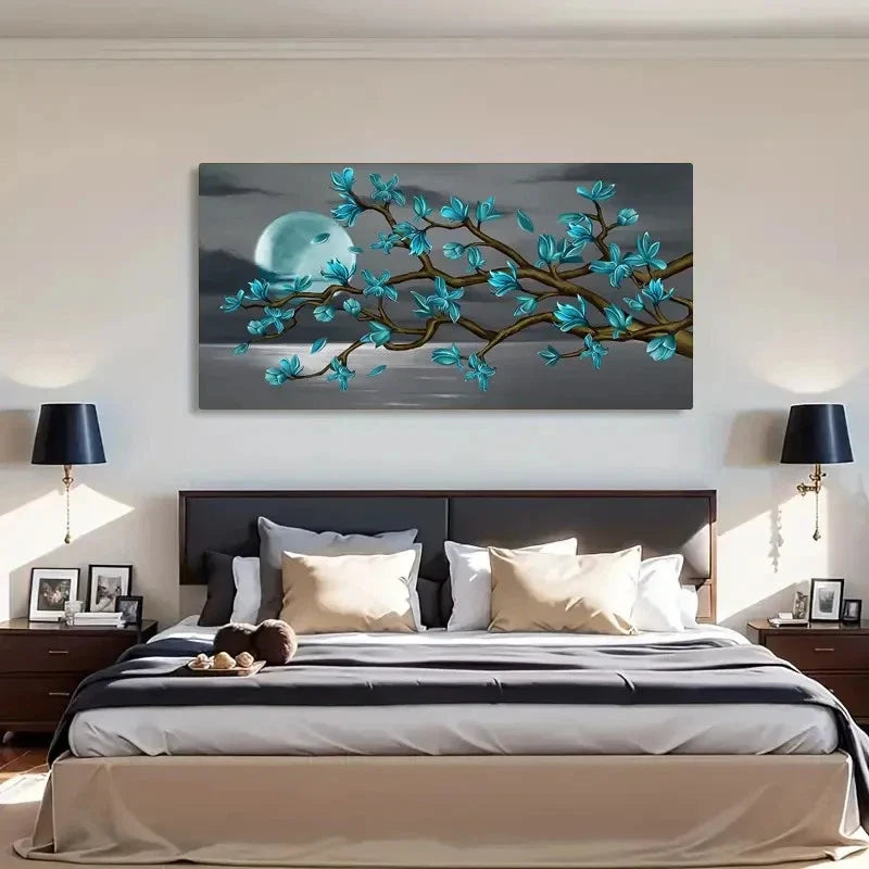 Vintage & Modern Fantasy Wall Art Canvas Office Home Room Framed 80x45cm