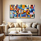 An interesting Dog Wall Art Canvas Office Home Room Framed 120x60cm