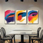 3pcs Bold Brushstrokes and Vibrant Sky Perfect Wall Art Set Canvas Framed 40x60cm - High Quality Print 100% Australian Made Wall Canvas Ready to Hang