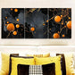 3pcs Black & Golden Bubble Fluid Design Wall Art Set Canvas Framed 40x60cm - High Quality Print 100% Australian Made Wall Canvas Ready to Hang