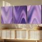 3pcs Purple Gradient Spiritual Colourful White Wall Art Set Canvas Framed 40x60cm - High Quality Print 100% Australian Made Wall Canvas Ready to Hang