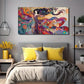 Colorful Fairy Suitable Wall Art Canvas Office Home Room Framed 80x45cm