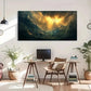 Vibrant Sky & Clouds Landscape Wall Art Canvas Office Home Room Framed 120x60cm