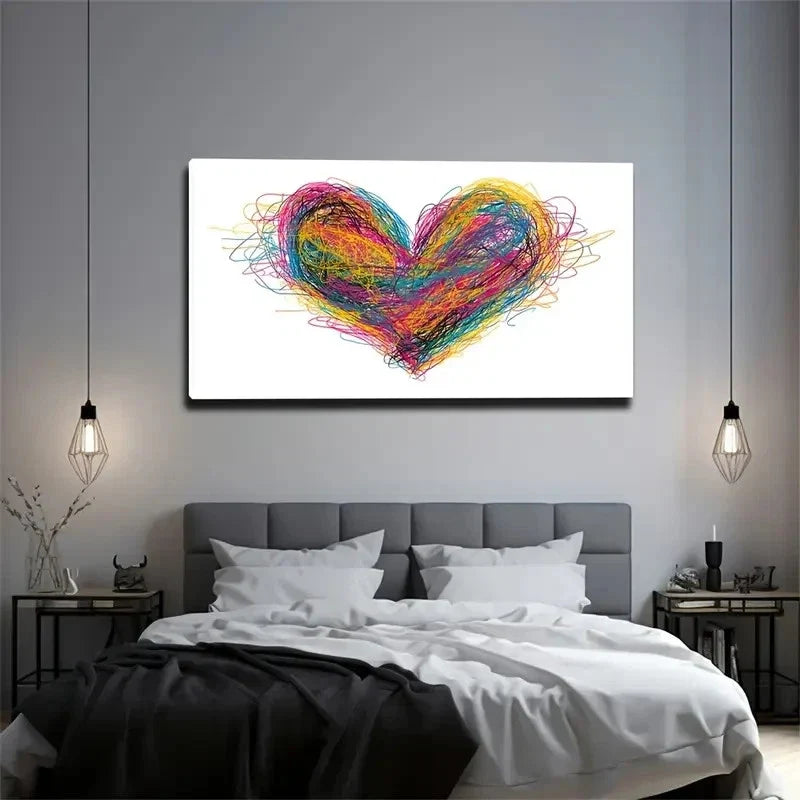 Modern Abstract Color Explosion Wall Art Canvas Office Home Room Framed 80x45cm (Copy)