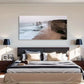 Seaside Nature Deco Retro Wall Art Canvas Office Home Room Framed 80x45cm