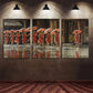 3pcs Chinese Dance Group Performance with Neat Metal Print Ready to Hang Art