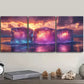 3pcs  Ice Cubes Design, Coastal Landscape Wall Art Set Canvas Framed 40x60cm - High Quality Print 100% Australian Made Wall Canvas Ready to Hang
