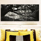 3pcs Black Forest Big Trees Nature Metal Print Ready to Hang Art