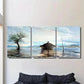 3pcs Panel Serene Lake Scene Triptych Classic Metal Print Ready to Hang Art