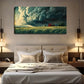 Rural Scene Before the Storm Wall Art Canvas Office Home Room Framed 80x45cm