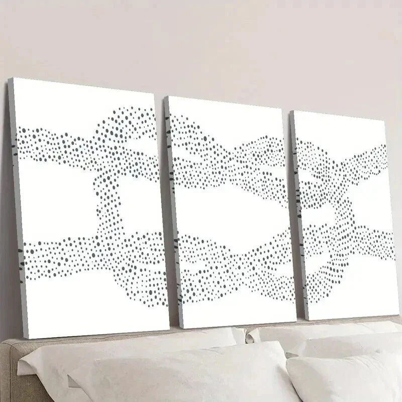 3pcs Nautical Decorative Square Knot Print Wall Art Set Canvas Framed 40x60cm - High Quality Print 100% Australian Made Wall Canvas Ready to Hang