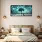 Serene Moonlit Wall Art Canvas Office Home Room Framed 120x60cm