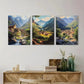 3pcs Kurdish Countryside Scebery Metal Print Ready to Hang Art