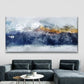 Blue & Green Abstract Nature Wall Art Canvas Office Home Room Framed 120x60cm