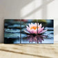 3pcs  Nature's Beauty Reflected in Stillness Wall Art Set Canvas Framed 40x60cm - High Quality Print 100% Australian Made Wall Canvas Ready to Hang