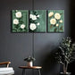 3pcs White Camellias in Full Bloom Perfect Wall Art Set Canvas Framed 40x60cm - High Quality Print 100% Australian Made Wall Canvas Ready to Hang