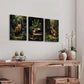 3pcs Fox Rabbit Books Rustic Farmhouse Wall Art Set Canvas Framed 40x60cm - High Quality Print 100% Australian Made Wall Canvas Ready to Hang