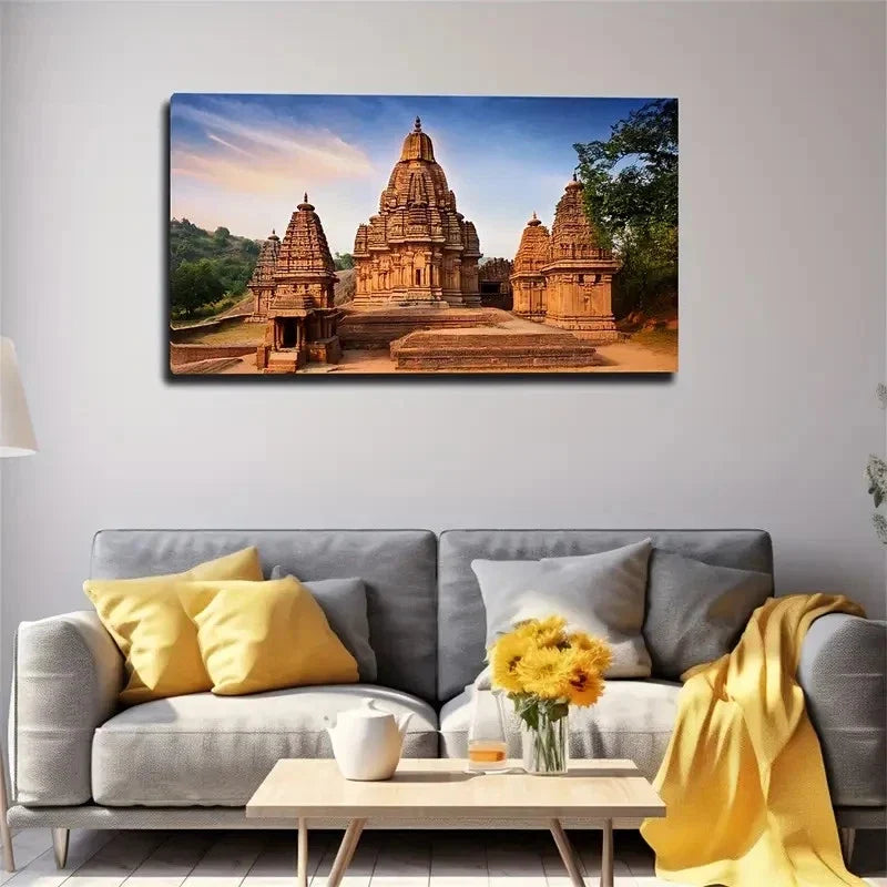 Asian Civilization Wall Art Canvas Office Home Room Framed 120x60cm