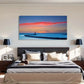 Rustic Seaside Lighthouse Wall Art Canvas Office Home Room Framed 120x60cm