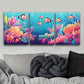 3pcs Depicting A Coral Reef Scene Nature  Wall Art Set Canvas Framed 40x60cm - High Quality Print 100% Australian Made Wall Canvas Ready to Hang