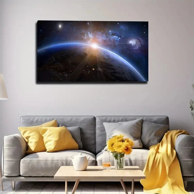 A Ray Of Sunlight Wall Art Canvas Office Home Room Framed 80x45cm