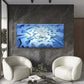 Broken Glass Texture Wall Art Canvas Office Home Room Framed 80x45cm