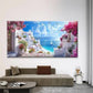 Blue Sky with Sailboat Art Canvas Office Home Room Framed 120x60cm