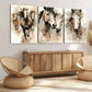 3pcs Horse Pair Abstract Elegant Charcoal Wall Art Set Canvas Framed 40x60cm - High Quality Print 100% Australian Made Wall Canvas Ready to Hang