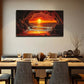Exaggerated Style Creative Wall Art Canvas Office Home Room Framed 120x60cm