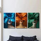3pcs Fantasy Women with Flower Crown Wall Art Set Canvas Framed 40x60cm - High Quality Print 100% Australian Made Wall Canvas Ready to Hang