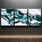 3pcs Antarctic Ice Shelf Nature Green Perfect Wall Art Set Canvas Framed 40x60cm - High Quality Print 100% Australian Made Wall Canvas Ready to Hang