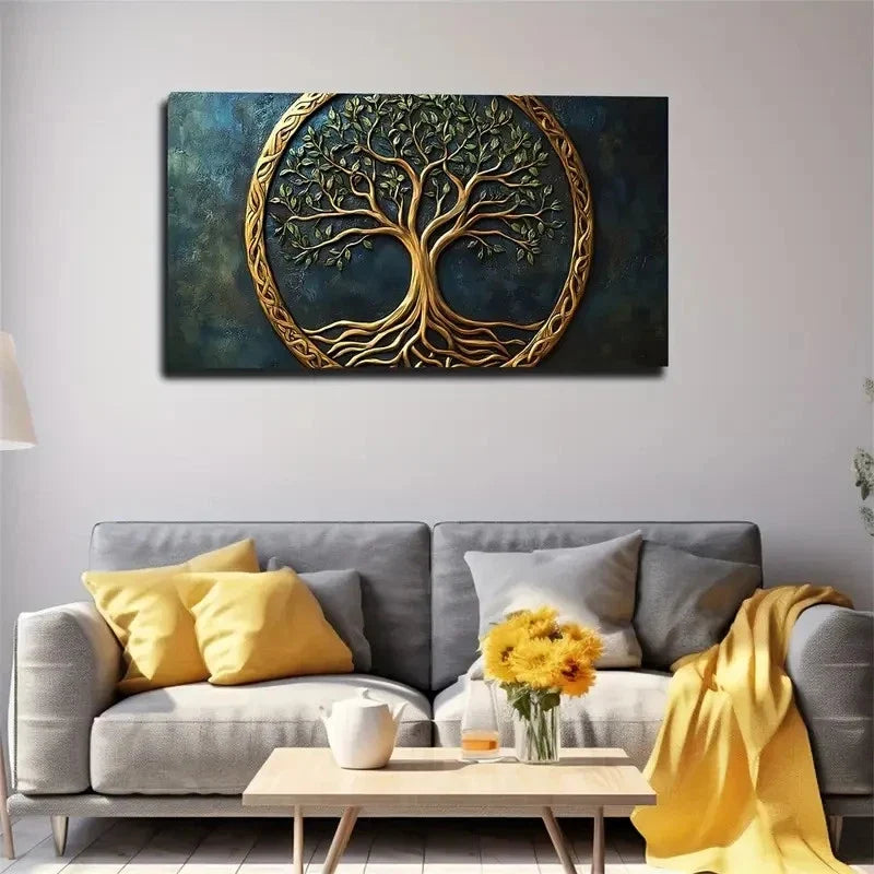 Dark Blue Background Perfect Wall Art Canvas Office Home Room Framed 80x45cm