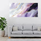 Purple Golden Fluid Perfect Wall Art Canvas Office Home Room Framed 120x60cm
