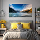 Stunning Melting Glacier Wall Art Canvas Office Home Room Framed 80x45cm
