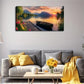 Serene Lake Mountain Landscape Wall Art Canvas Office Home Room Framed 120x60cm