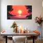 The Sun That Radiates Dazzling Wall Art Canvas Office Home Room Framed 80x45cm