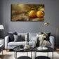 Vibrant Yellow Lemons Leaves Wall Art Canvas Office Home Room Framed 120x60cm
