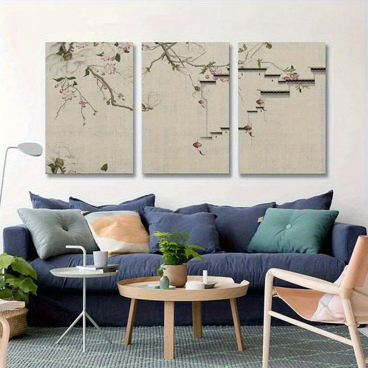 3pcs Atmosphere Mural New Model Metal Print Ready to Hang Art