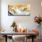 Majestic Mountain Golden Sky Wall Art Canvas Office Home Room Framed 120x60cm