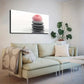 Layer Stone Stack Pink Flower Wall Art Canvas Office Home Room Framed 120x60cm